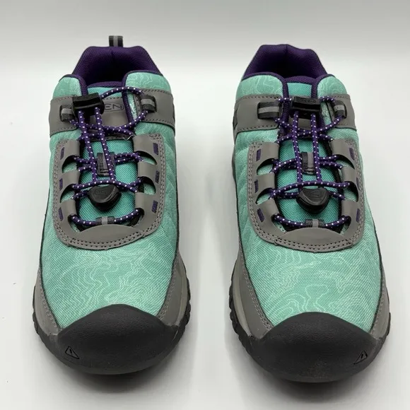 Keen Big Kids Size 4‎ Targhee Vent Sport Hiking Shoes Waterfall Vapor New Unisex
