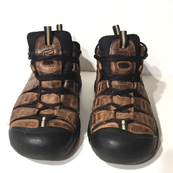 Keen Dry Leather Waterproof Outdoor Midi Hiking Shoes Brown Men's 7.5 EU 40
