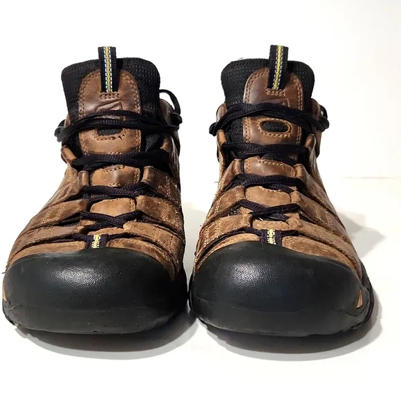 Keen Dry Leather Waterproof Outdoor Midi Hiking Shoes Brown Men's 7.5 EU 40