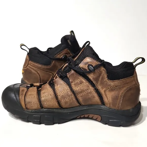 Keen Dry Leather Waterproof Outdoor Midi Hiking Shoes Brown Men's 7.5 EU 40