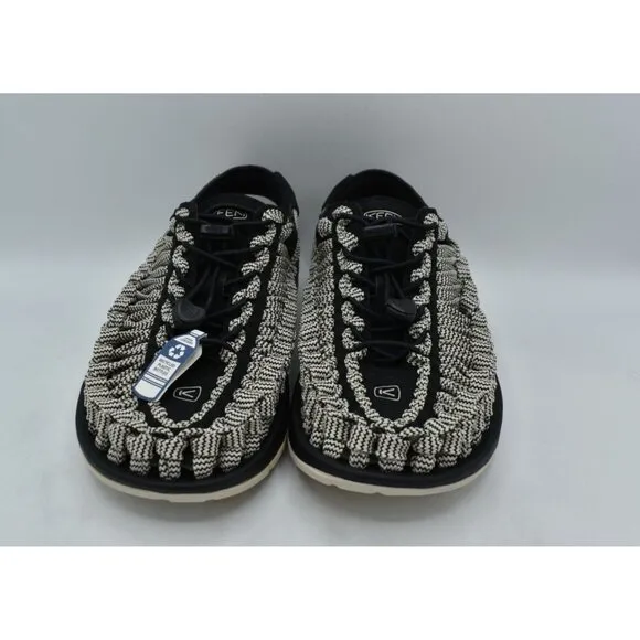 Keen Mens Size 8.5 Uneek Flat Cord Black Birch Sneakers Sandals Shoes