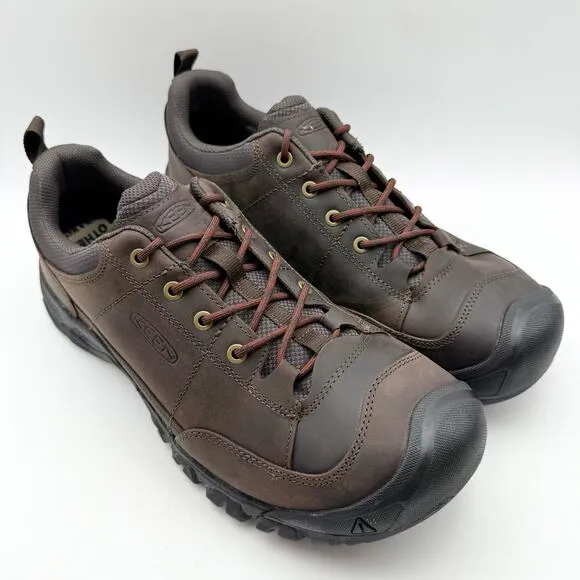 Keen Mens Targhee lll Oxford Shoes US 13 EU 47 Brown Leather NIB