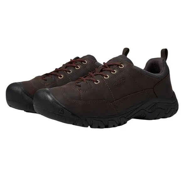 Keen Mens Targhee lll Oxford Shoes US 13 EU 47 Brown Leather NIB