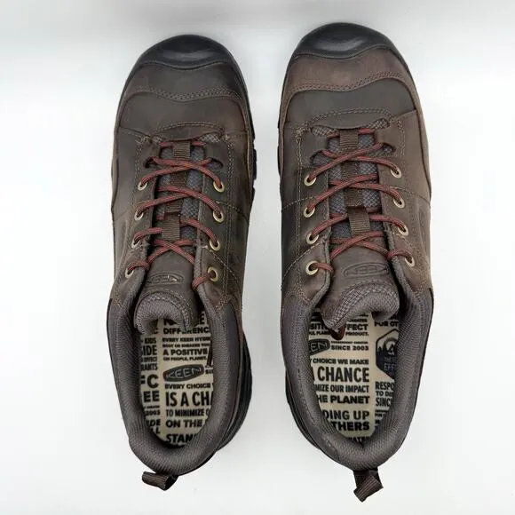 Keen Mens Targhee lll Oxford Shoes US 13 EU 47 Brown Leather NIB