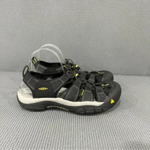 Keen Newport H2 Sandals Men’s Outdoor Hiking Shoes Size 10 1001907 Black Yellow