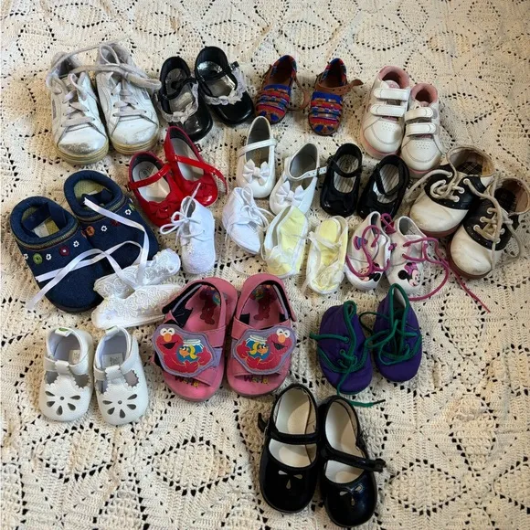 Kids' Colorful Shoe Collection