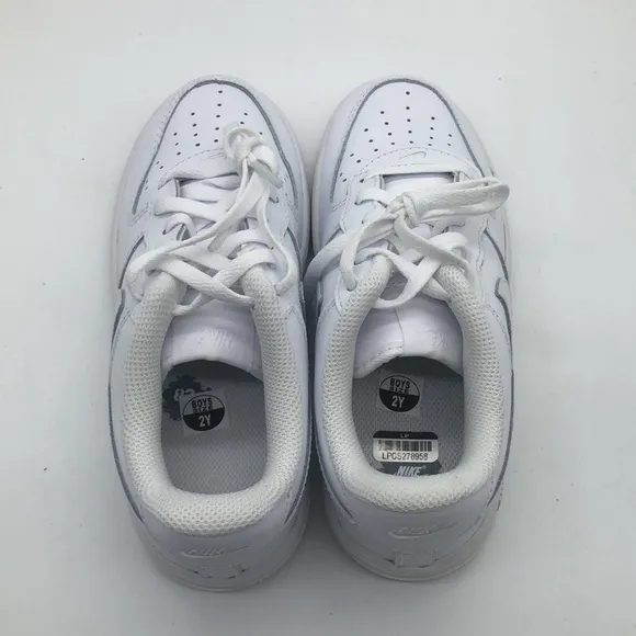 Kids Force 1 LE (PS) DH2925-111 All White NWOB