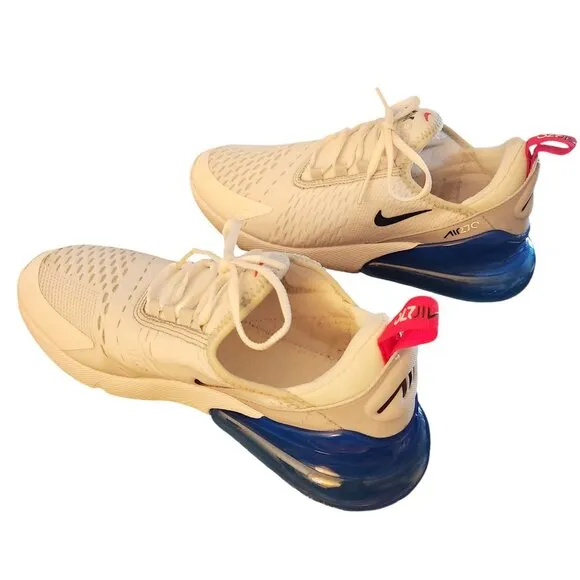 Kid's Nike Air Max 270 White/Black-Pure Platinum (943345 114) - 5.5Y