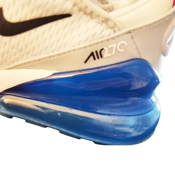 Kid's Nike Air Max 270 White/Black-Pure Platinum (943345 114) - 5.5Y