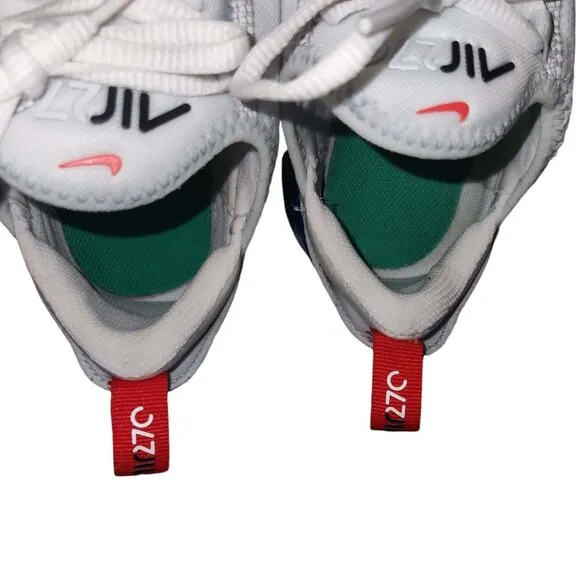 Kid's Nike Air Max 270 White/Black-Pure Platinum (943345 114) - 5.5Y