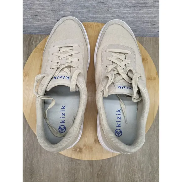 Kizik Prague Low Top Casual Sneakers Wide Width Adaptive Shoes Mens 11/W 12.5