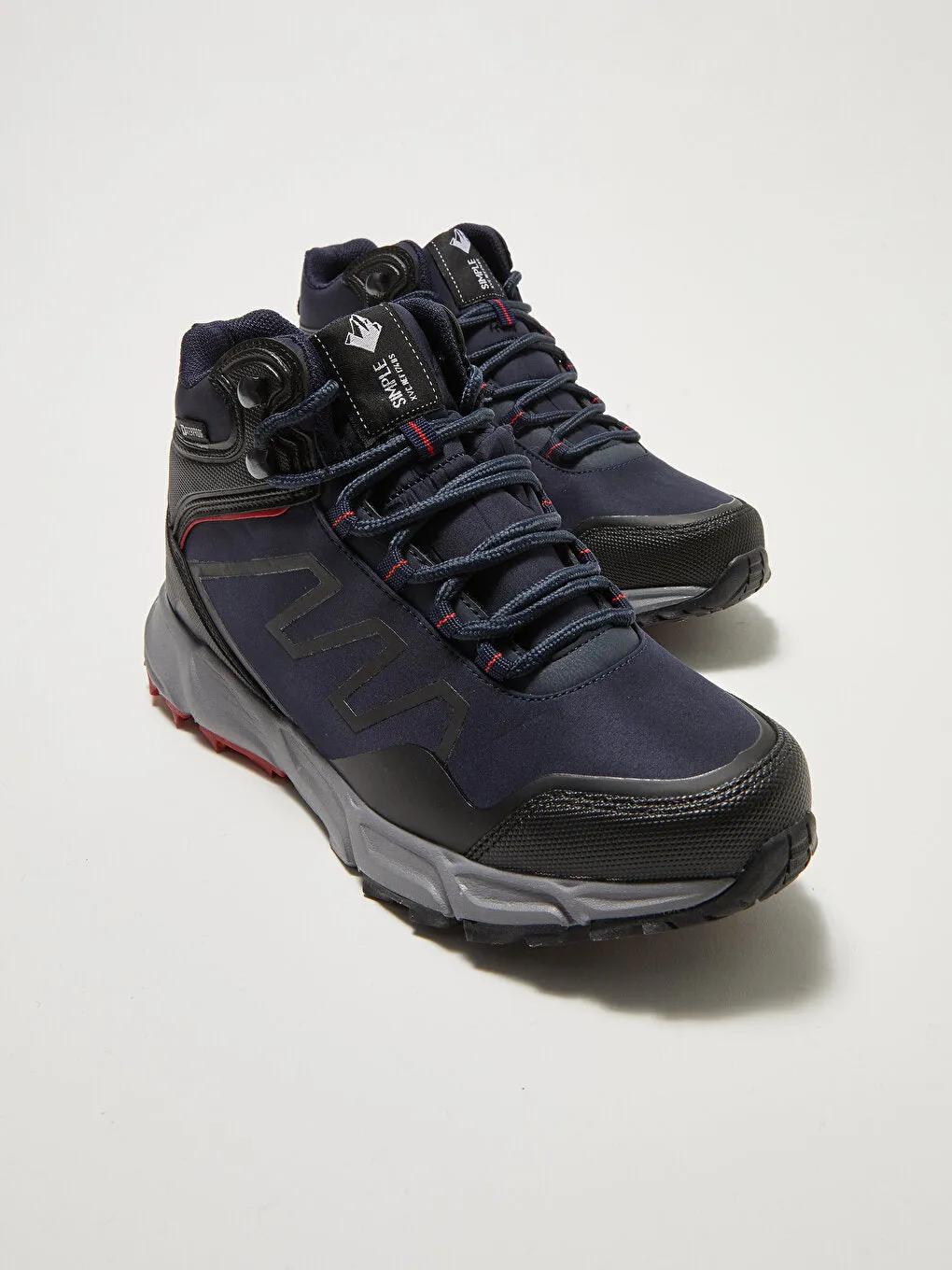 Lace-up Thick Sole Waterproof Men's Trekking Boots