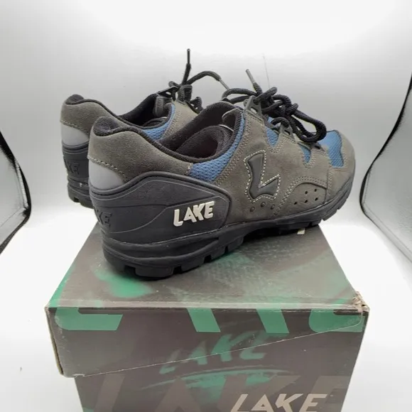 Lake Cycling MX 100 ATB Mens Shoes Size 10.5 Blue Gray NIB