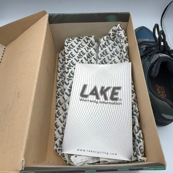 Lake Cycling MX 100 ATB Mens Shoes Size 10.5 Blue Gray NIB