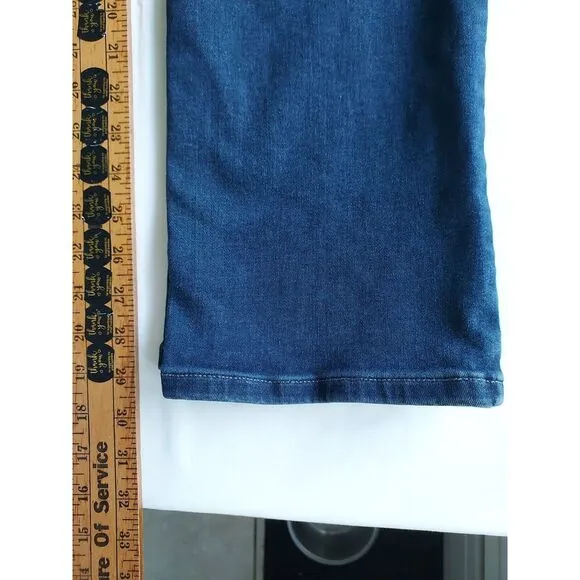 Lane Bryant Flex Magic Waistband High Rise Straight Jeans Dark Wash Denim 16 NWT