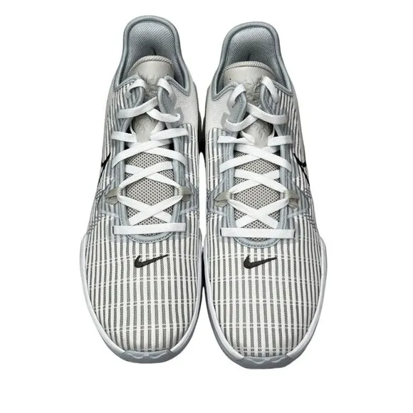 LeBron Witness VI Summit White Pewter Basketball Shoes CZ4052-102 Men's Size 13