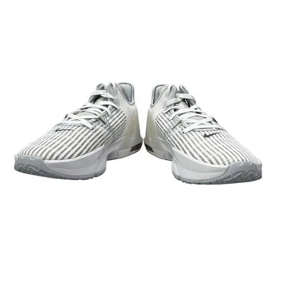LeBron Witness VI Summit White Pewter Basketball Shoes CZ4052-102 Men's Size 13
