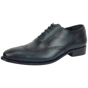 LIBERTYZENO Men's Navy and  Lace-Up Shoes
