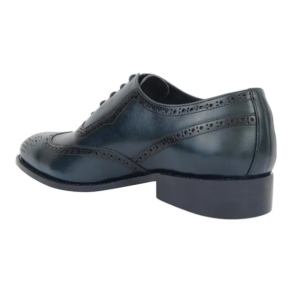 LIBERTYZENO Men's Navy and  Lace-Up Shoes