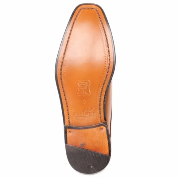 LIBERTYZENO Men's Tan Lace-Up Shoes