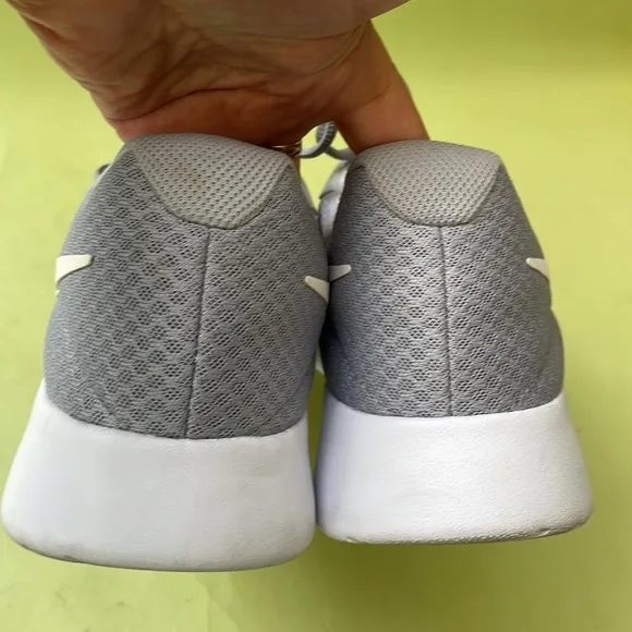 Light gray/white Nike athletic shoes