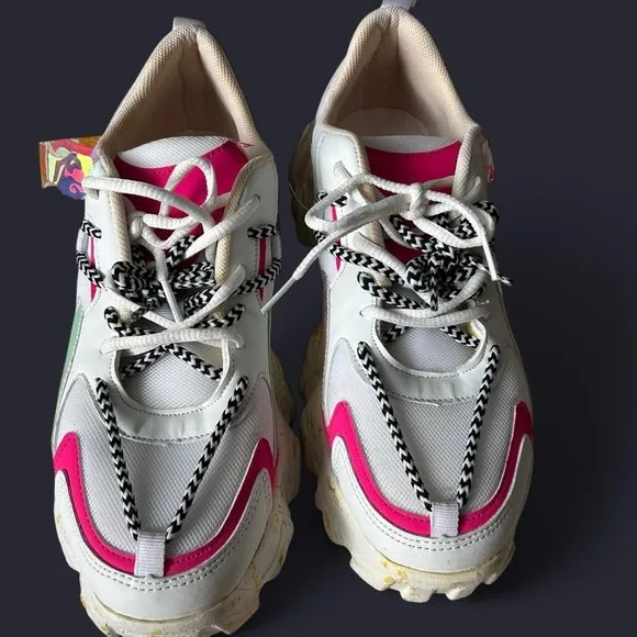 Like New- Barbie Chunky Dad Platform Sneakers (worn once) size 26/ (9)