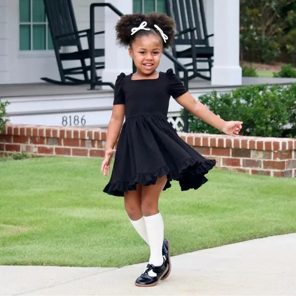 LIVIE &amp; Luca Amica Patent synthetic Leather Kids Shoes size 11 Black NWT in box