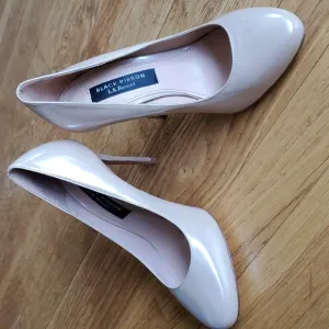 LK Bennett black ribbon pearlized Amy stiletto pumps 5