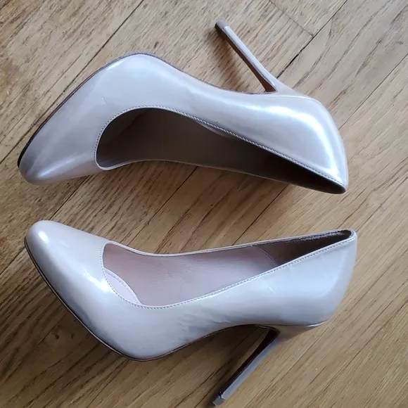LK Bennett black ribbon pearlized Amy stiletto pumps 5
