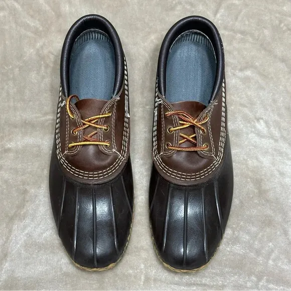L.L. Bean Waterproof, Mud proof Gum sole Lace Up Bean Boots Shoes Size 10 N