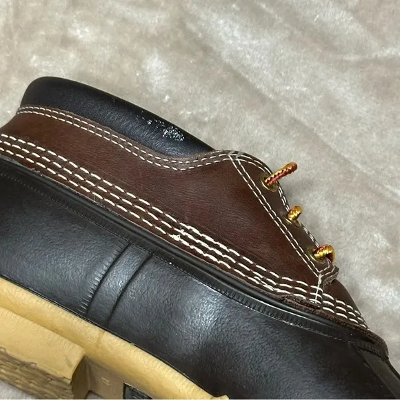 L.L. Bean Waterproof, Mud proof Gum sole Lace Up Bean Boots Shoes Size 10 N