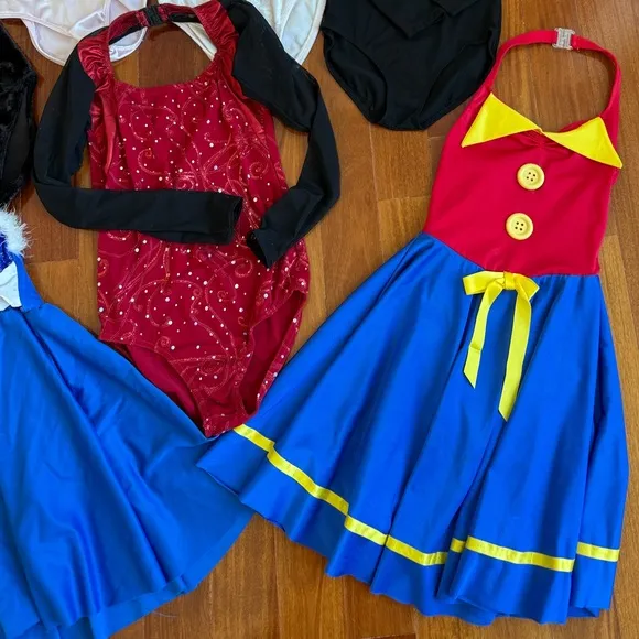 Lot Girls Dance Shoes Leotard Costume  Ballet Gymnastics Hip Hop  Jazz