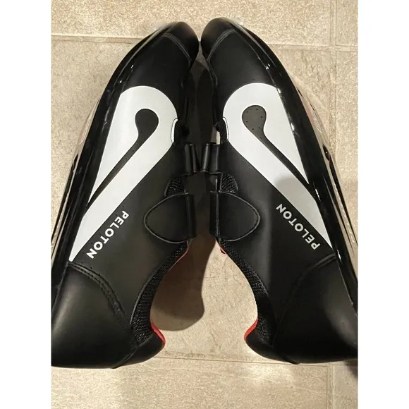 Lot of 2 Peloton Cycling Shoes Size 47 US Men's 13 Black Red READ