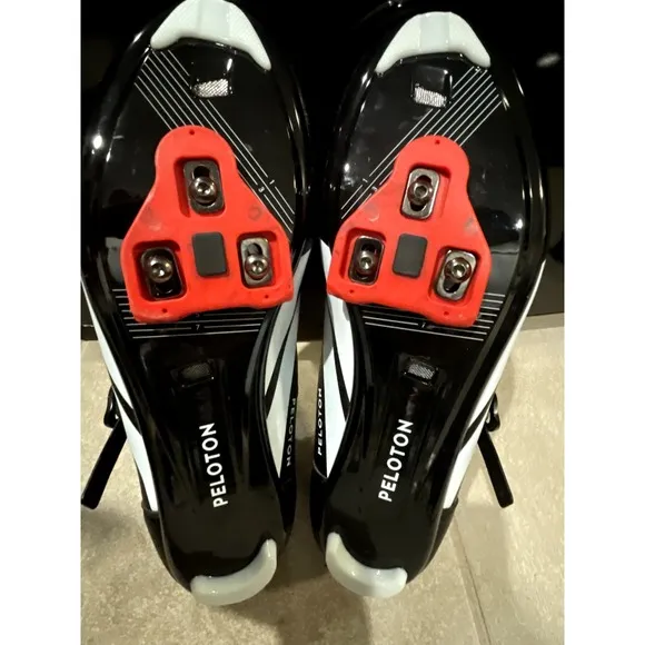 Lot of 2 Peloton Cycling Shoes Size 47 US Men's 13 Black Red READ