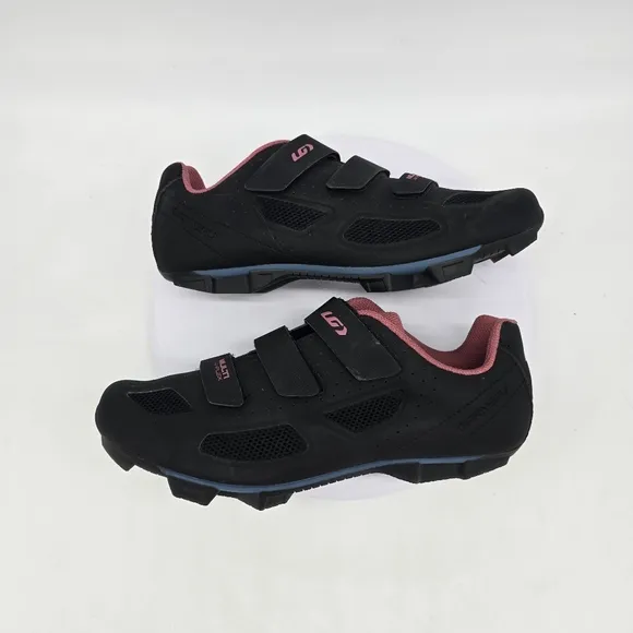 Louis Garneau Shoes Women’s 11 Multi Air Flex II Cycling Black Pink