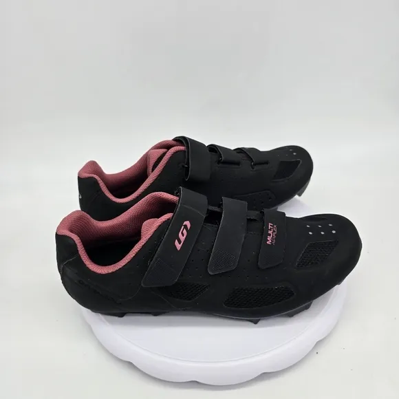 Louis Garneau Shoes Women’s 11 Multi Air Flex II Cycling Black Pink
