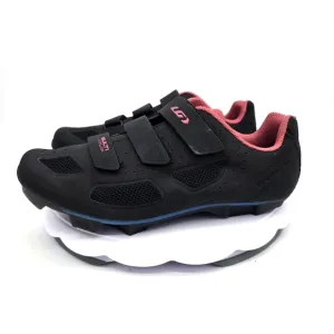 Louis Garneau Shoes Women’s 11 Multi Air Flex II Cycling Black Pink