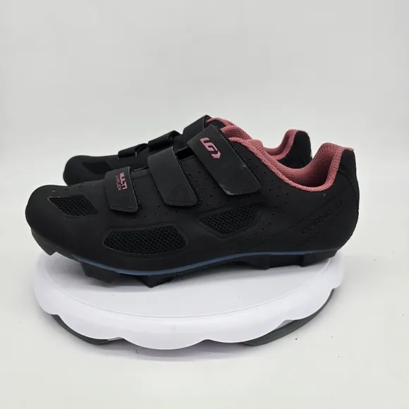 Louis Garneau Shoes Women’s 11 Multi Air Flex II Cycling Black Pink