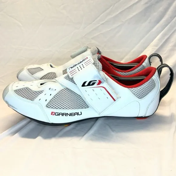 Louis Garneau Tri-400 Cycling Shoes Men's 47 US 13.5 White