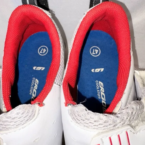 Louis Garneau Tri-400 Cycling Shoes Men's 47 US 13.5 White