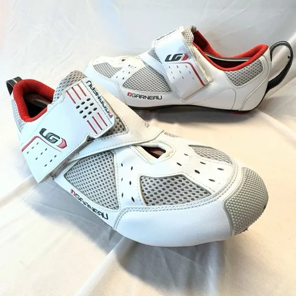 Louis Garneau Tri-400 Cycling Shoes Men's 47 US 13.5 White