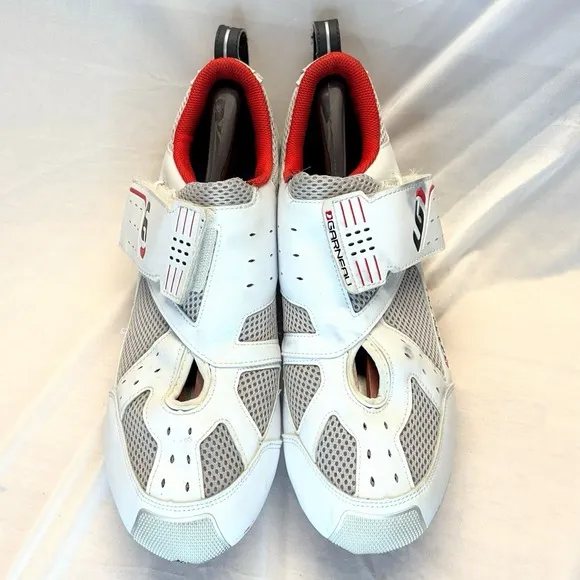 Louis Garneau Tri-400 Cycling Shoes Men's 47 US 13.5 White