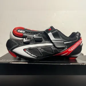 Louis Garneau Ventilator Cycling Shoes Black White Red Mens 9.5 US / 43 EU