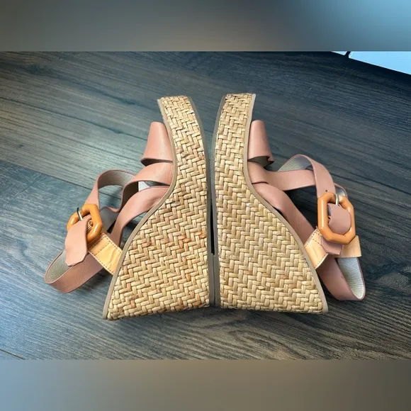 Louise Et Cie Palina Wedge Sandal Neutral (Size 7)
