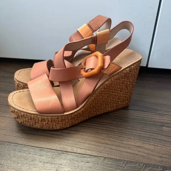 Louise Et Cie Palina Wedge Sandal Neutral (Size 7)