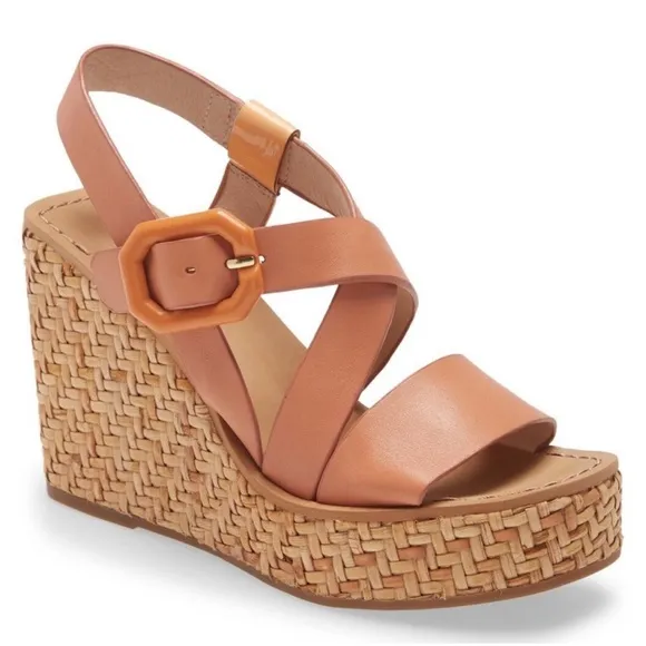 Louise Et Cie Palina Wedge Sandal Neutral (Size 7)