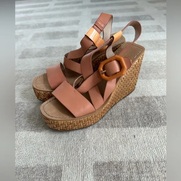 Louise Et Cie Palina Wedge Sandal Neutral (Size 7)