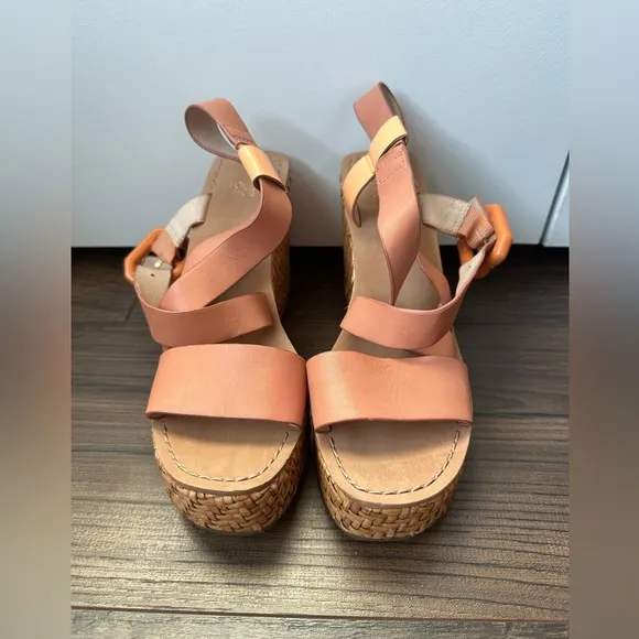 Louise Et Cie Palina Wedge Sandal Neutral (Size 7)