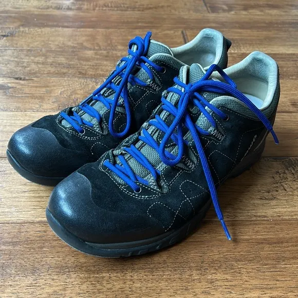 Lowa Focus LL Low Hiking Boots Trail Shoes Leather Lined Suede Mens Size 10.5