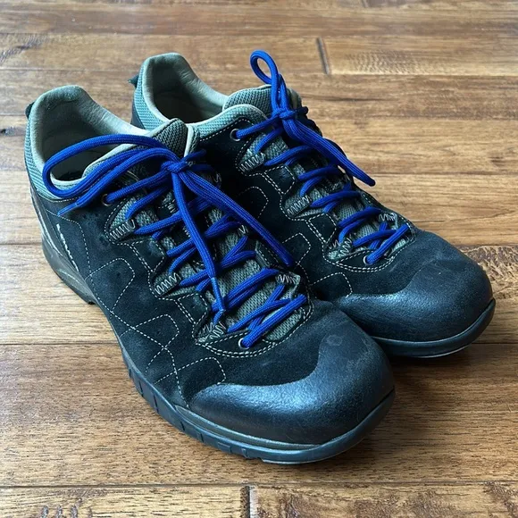 Lowa Focus LL Low Hiking Boots Trail Shoes Leather Lined Suede Mens Size 10.5